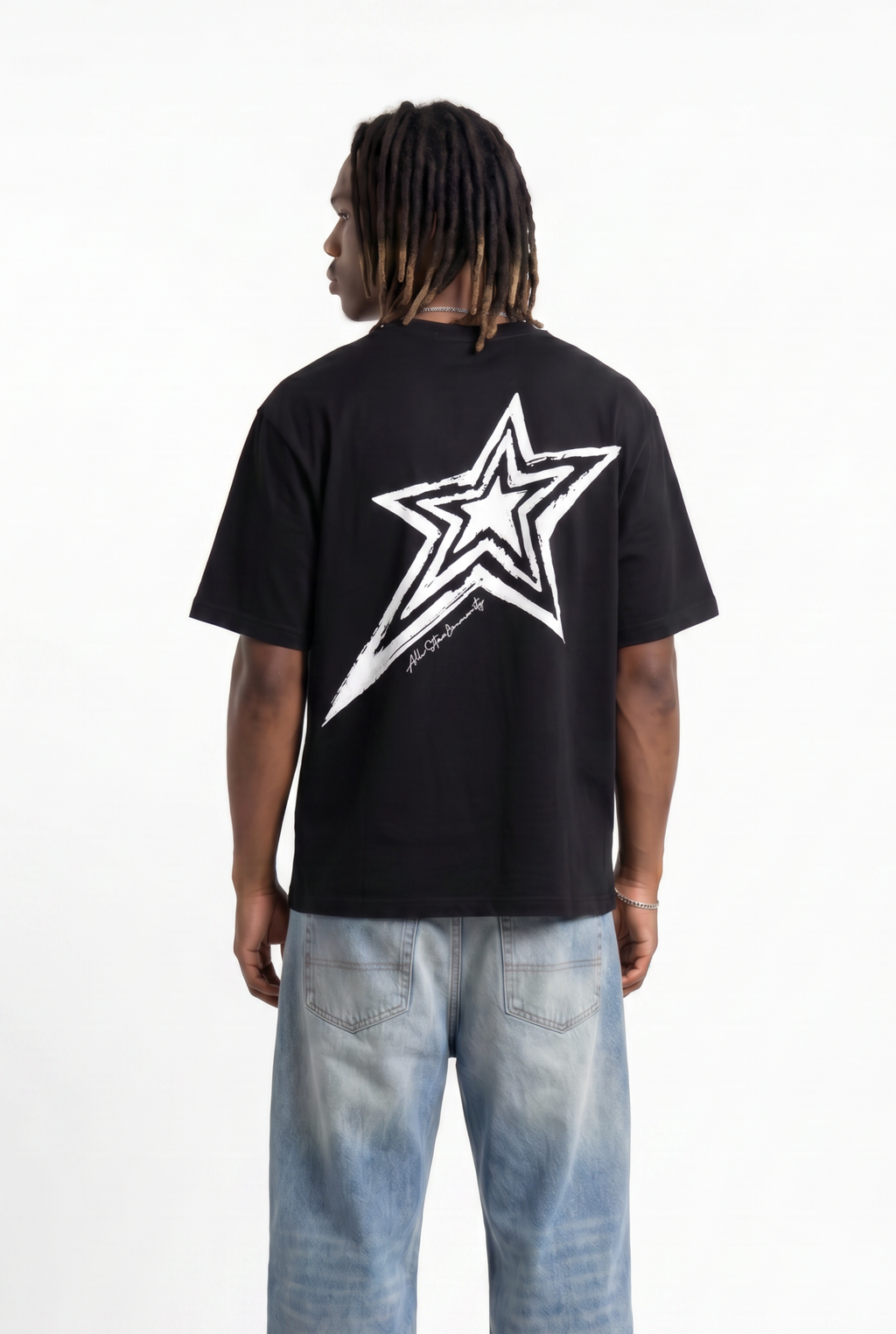 All-Stars Black Unisex Oversize T-Shirt