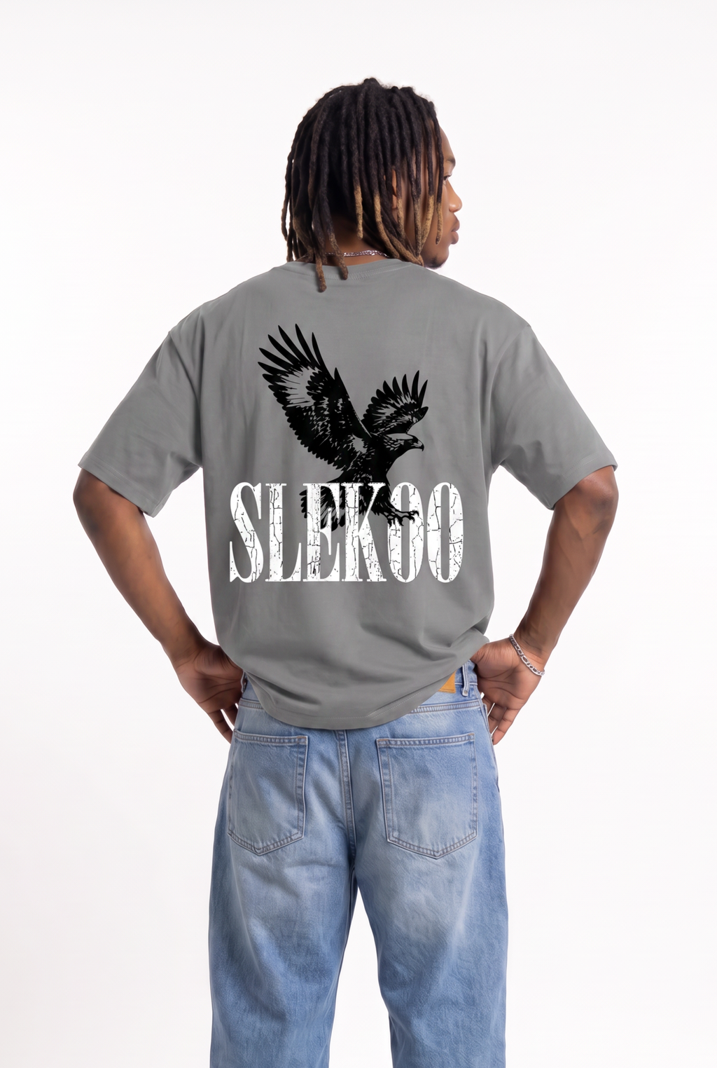 Eagle Silver Unisex Oversize T-Shirt