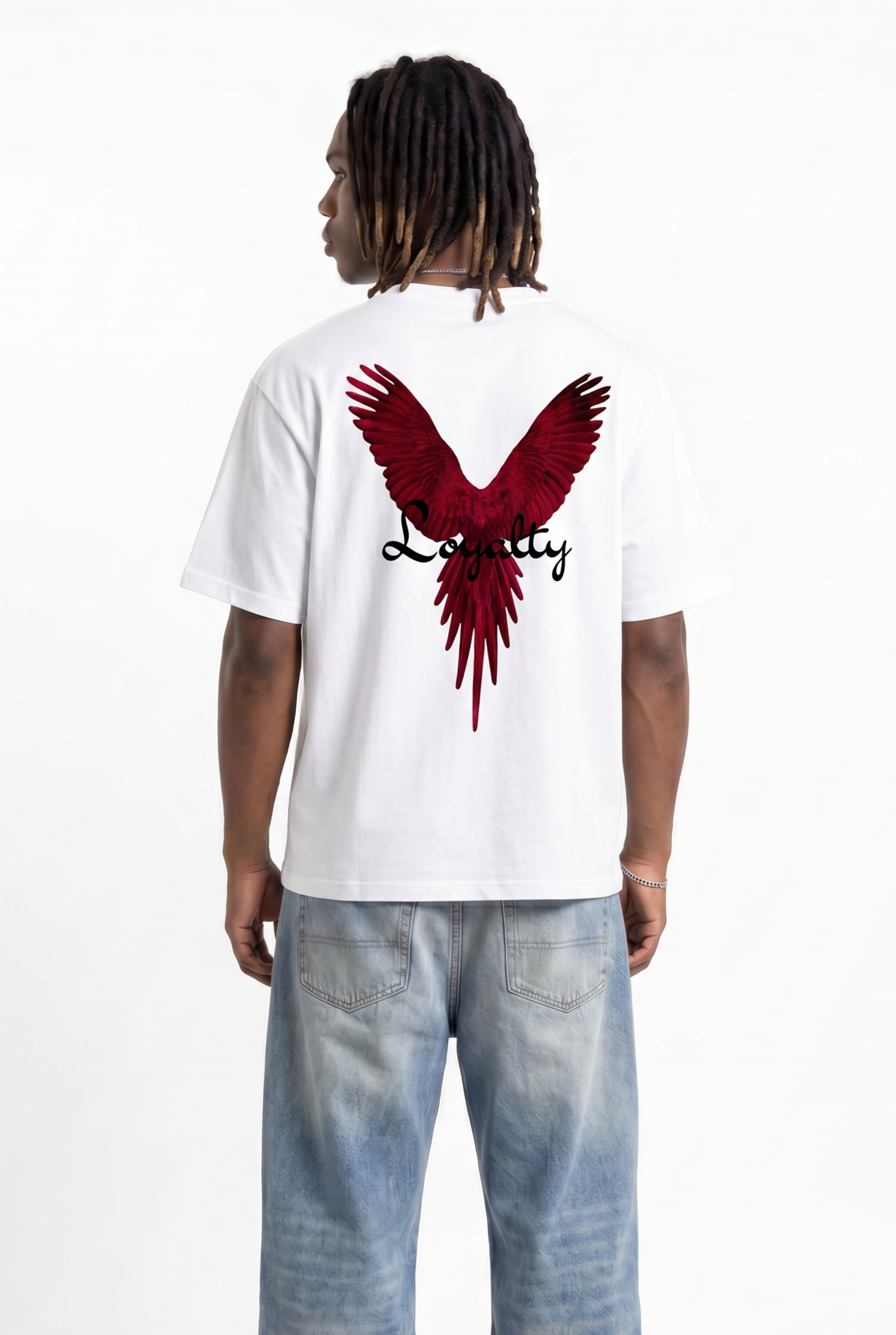 Loyalty White Unisex Oversize T-Shirt