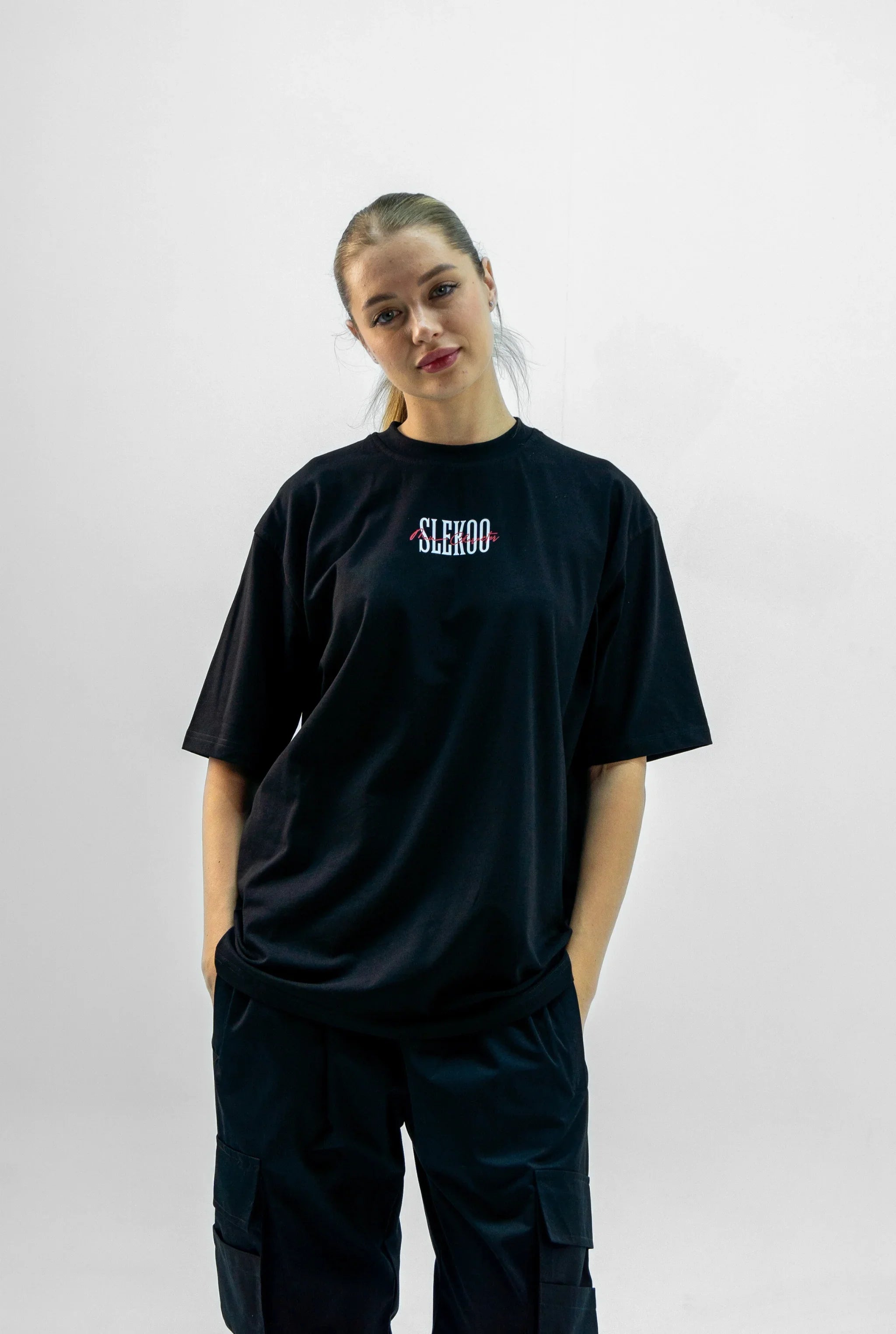 Unisex Main character Black Oversize T-shirt