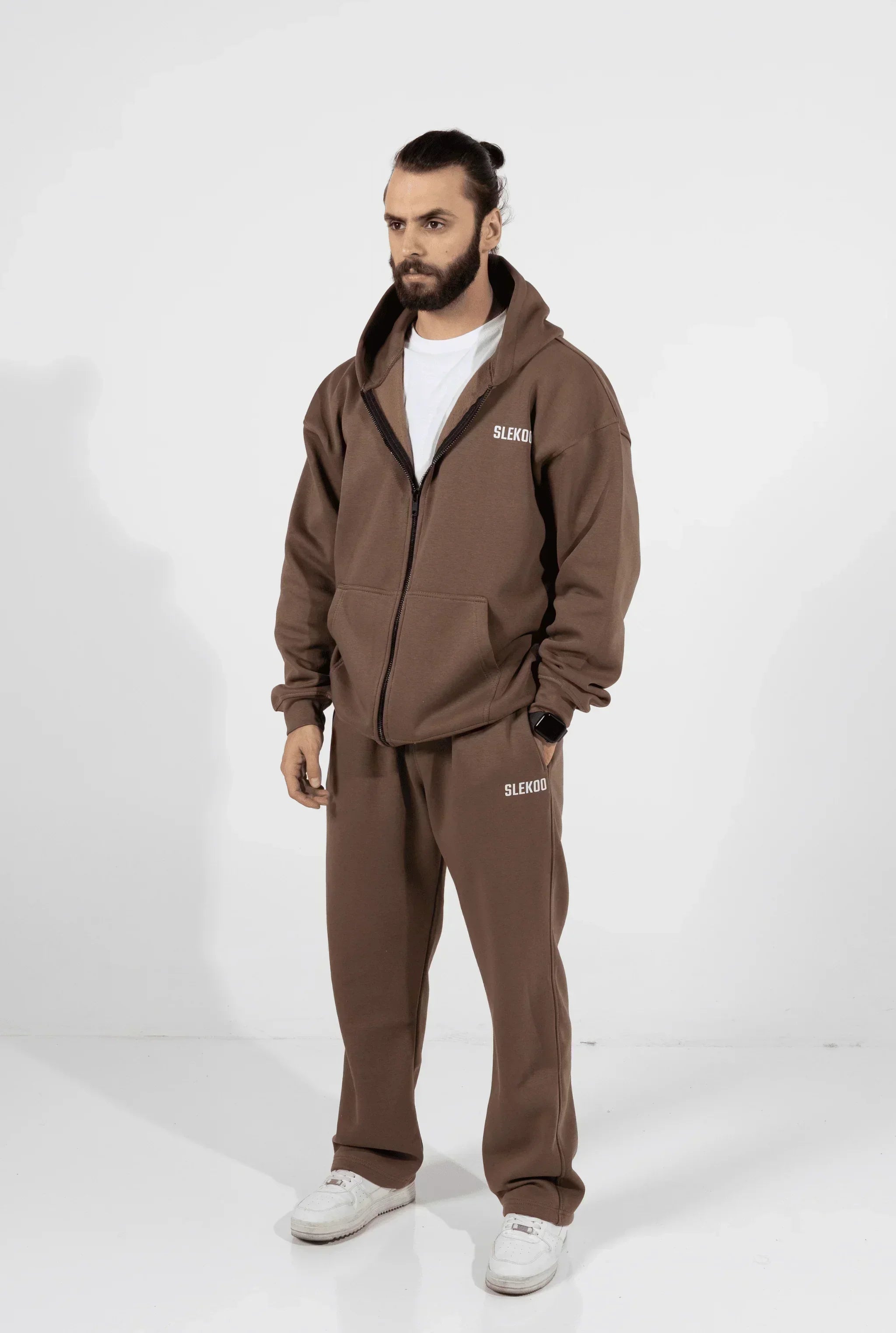 Unisex Signature Oversize Zipper Hoodie