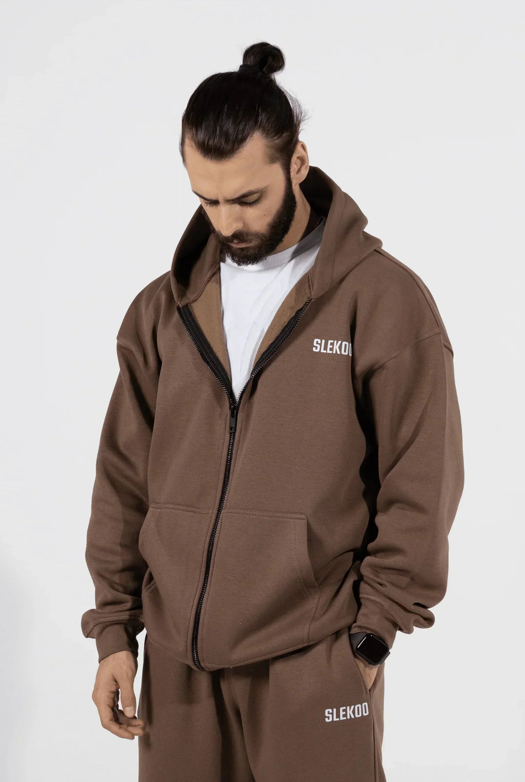 Unisex Signature Oversize Zipper Hoodie