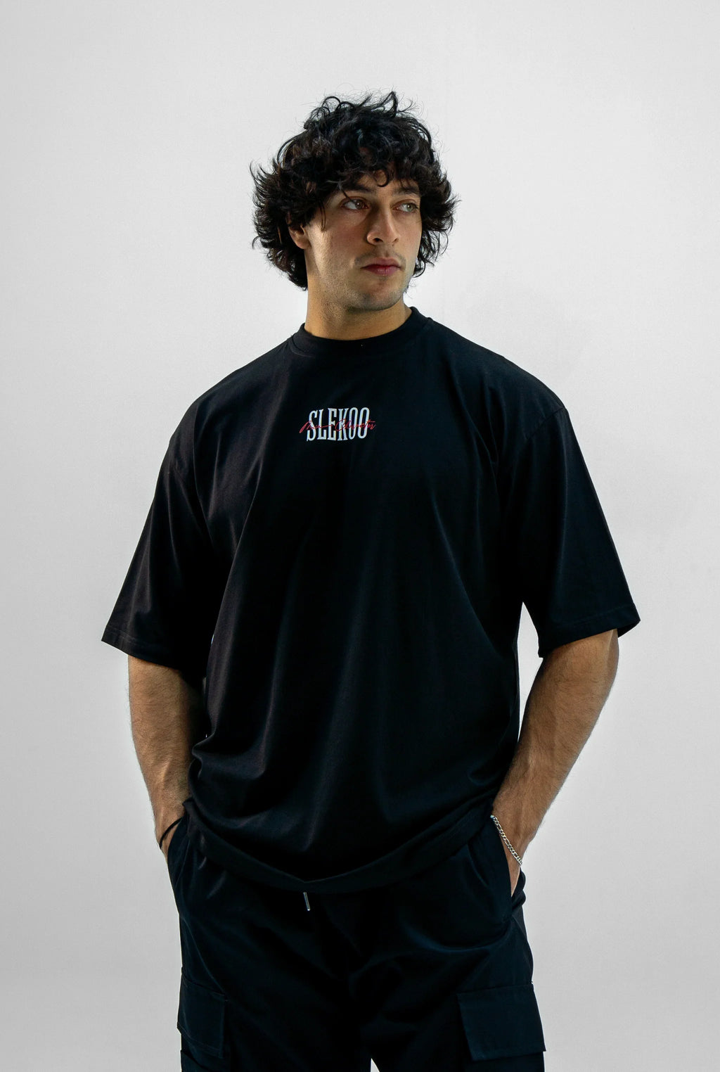 Unisex Main character Black Oversize T-shirt