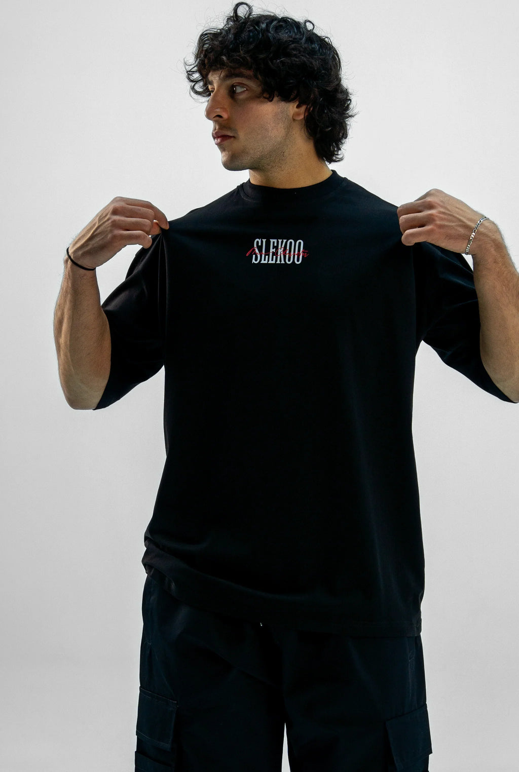 Unisex Main character Black Oversize T-shirt