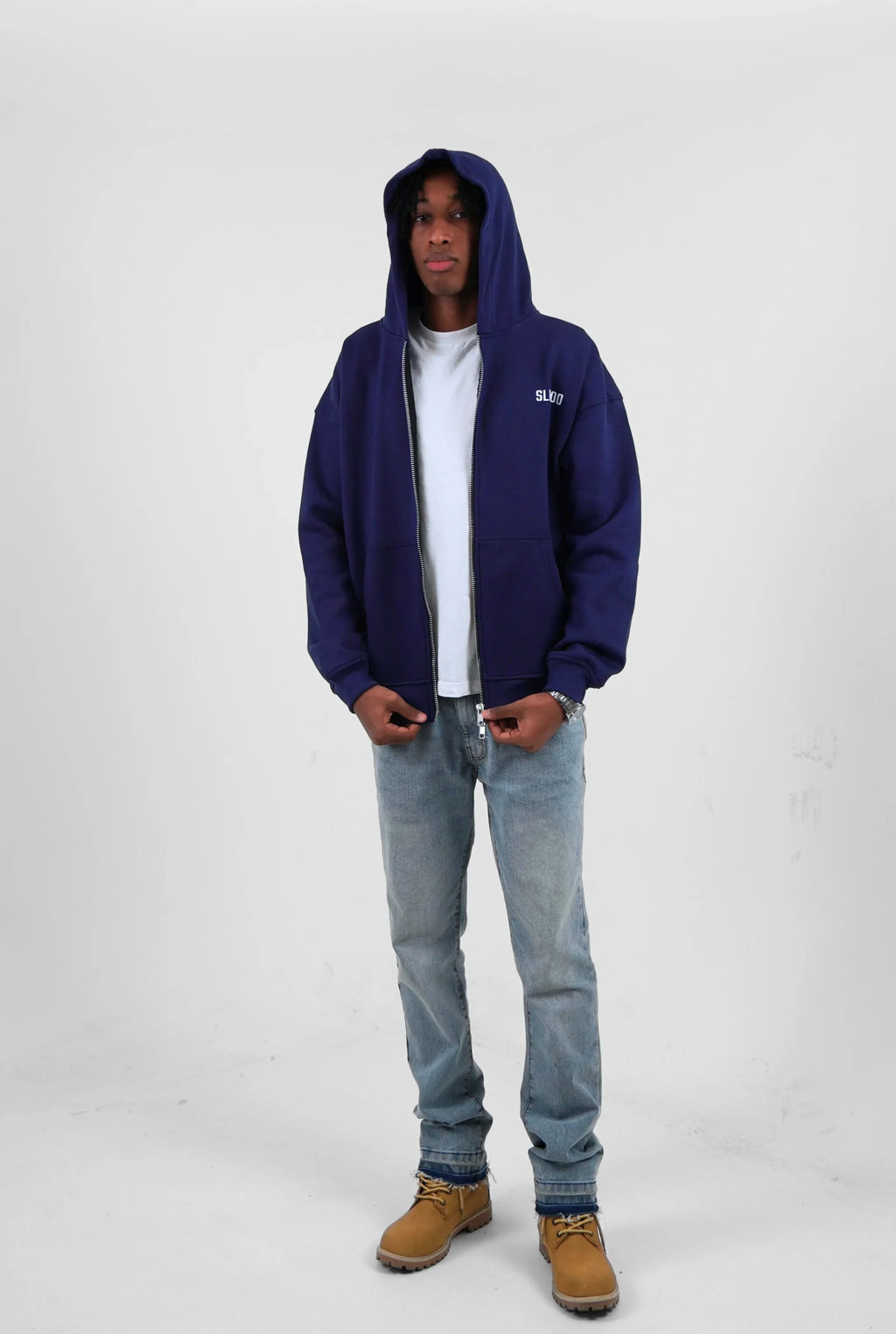 Unisex Signature Oversize Zipper Hoodie