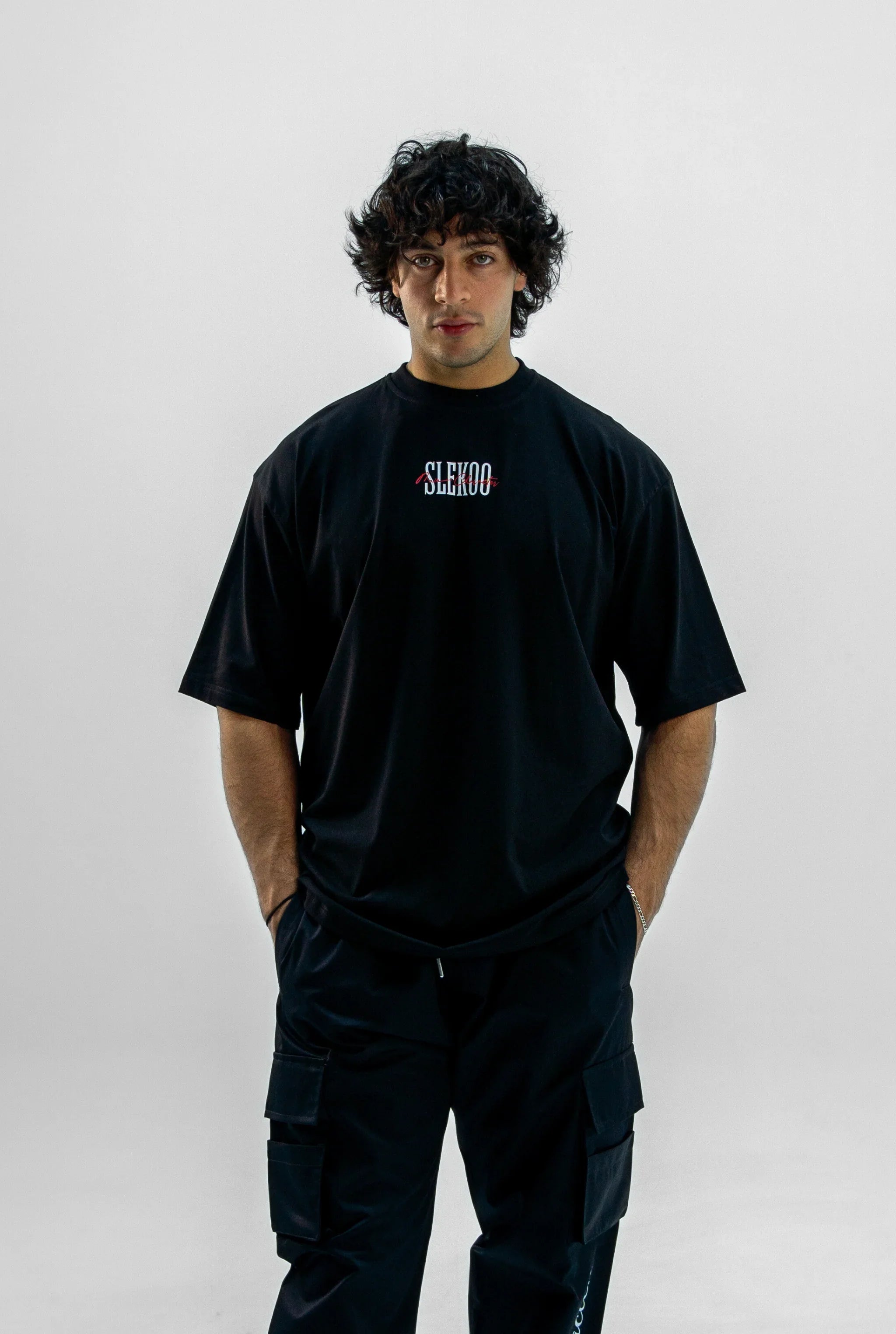 Unisex Main character Black Oversize T-shirt