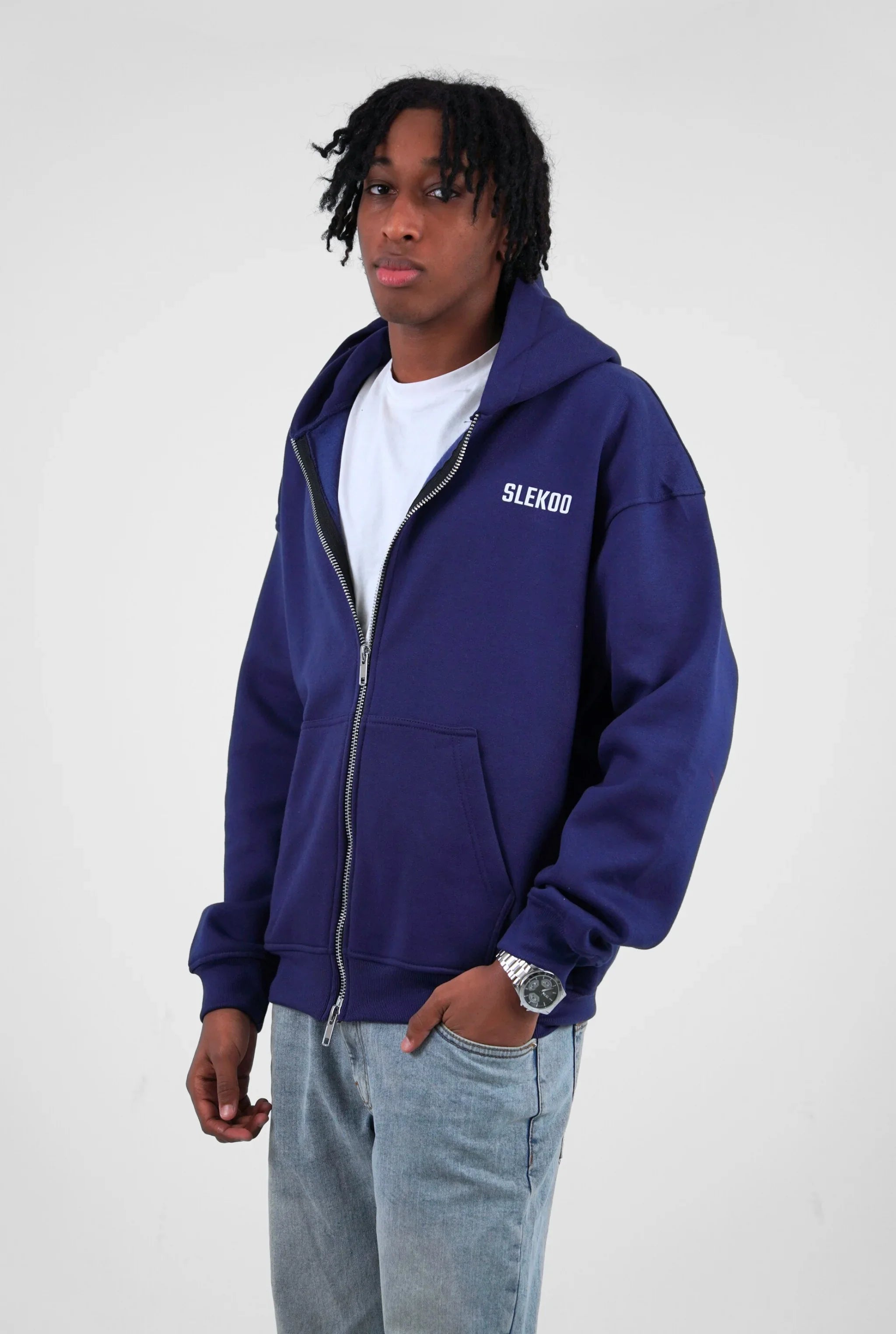 Unisex Signature Oversize Zipper Hoodie