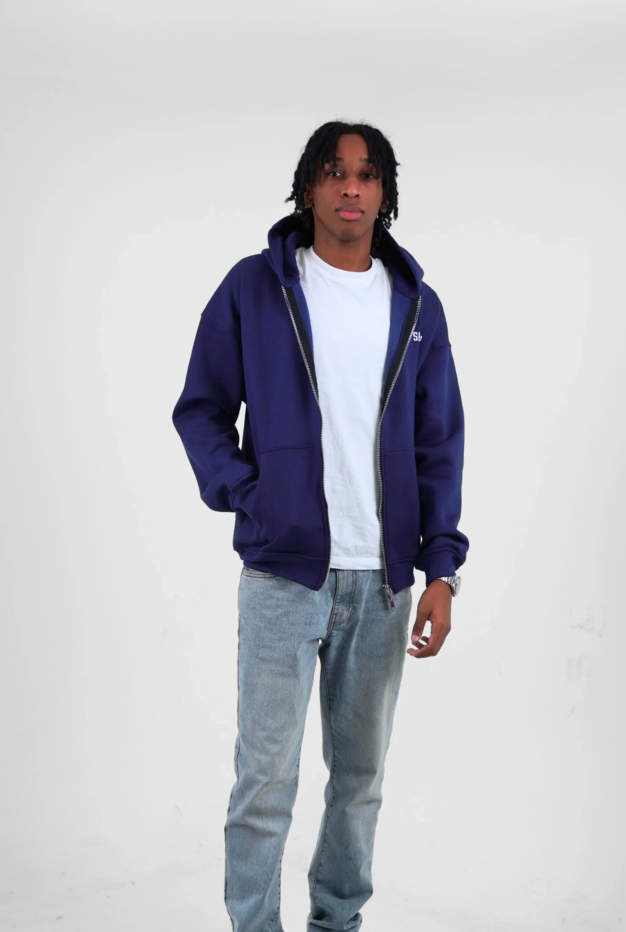 Unisex Signature Oversize Zipper Hoodie