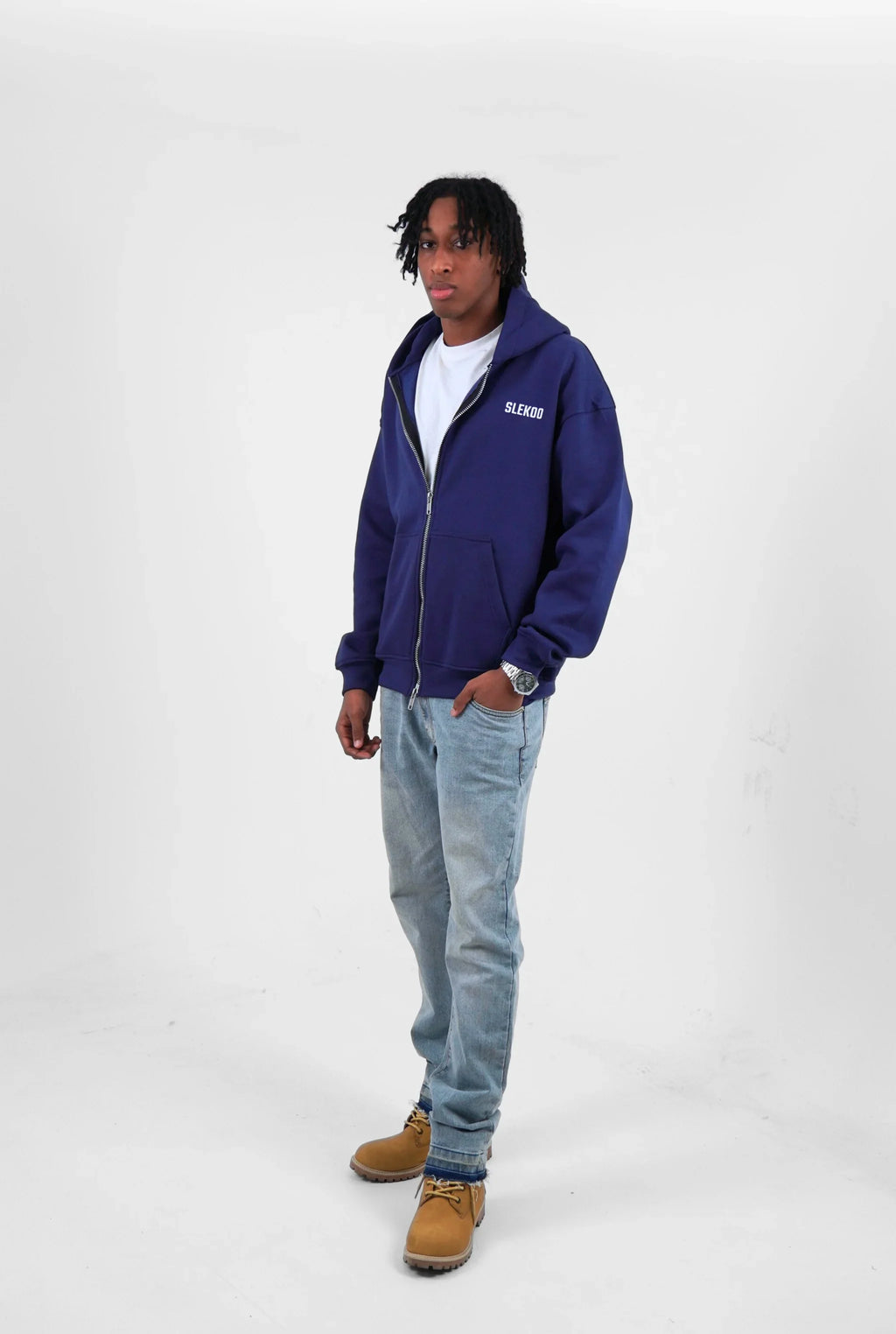 Unisex Signature Oversize Zipper Hoodie