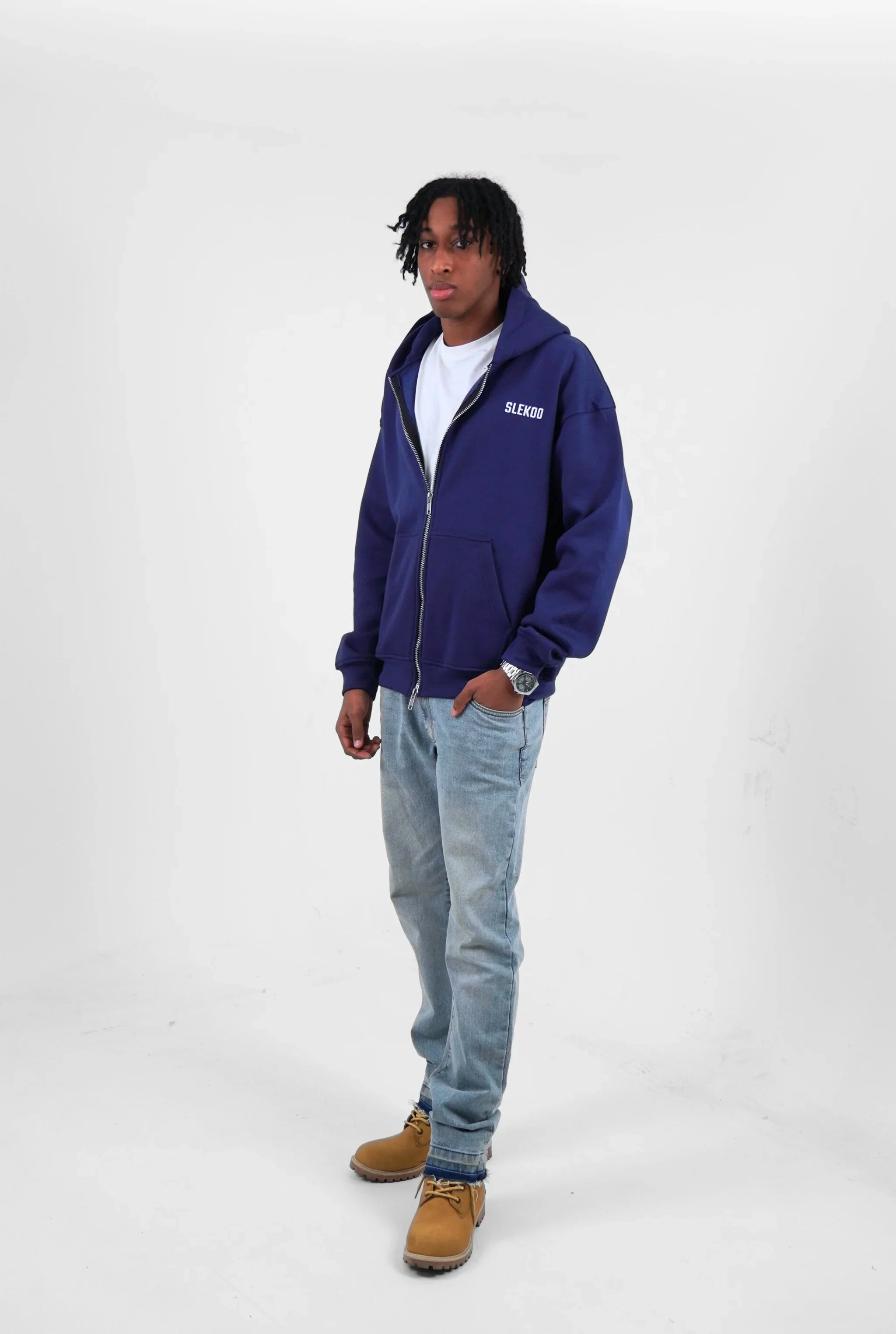 Unisex Signature Oversize Zipper Hoodie