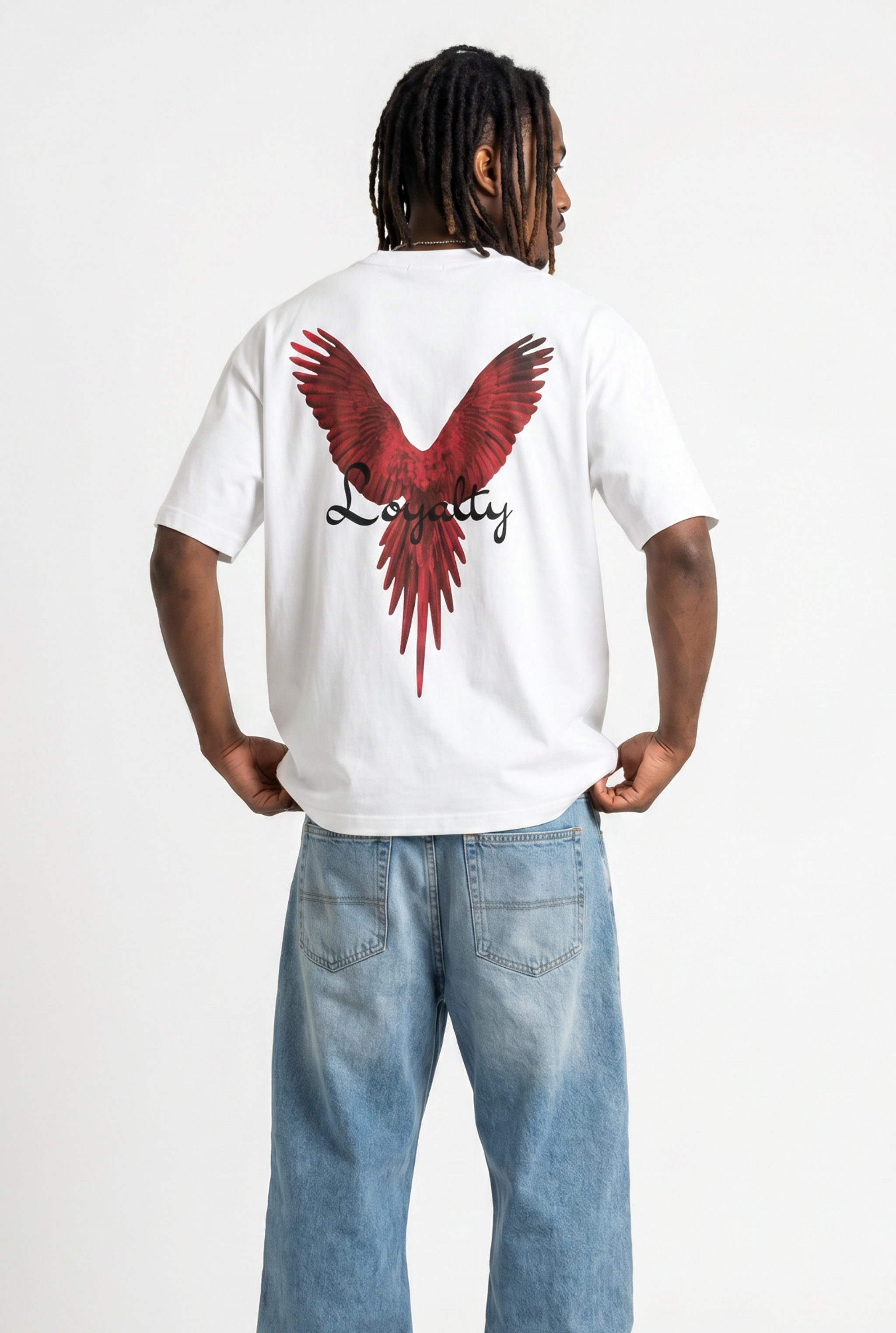 Loyalty White Unisex Oversize T-Shirt