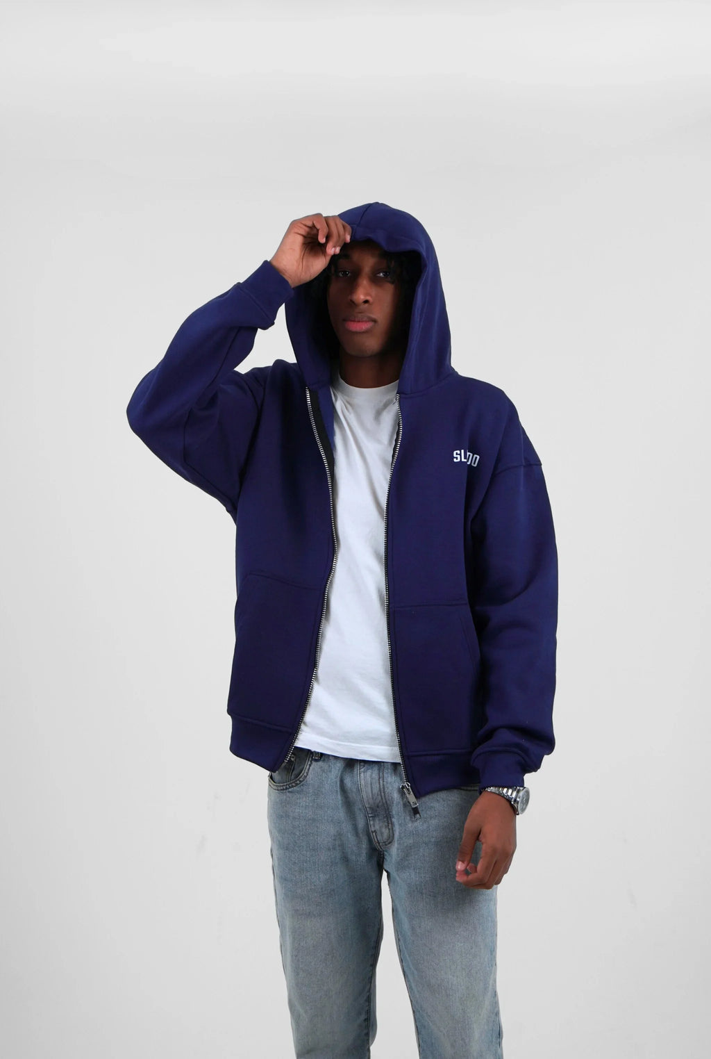 Unisex Signature Oversize Zipper Hoodie