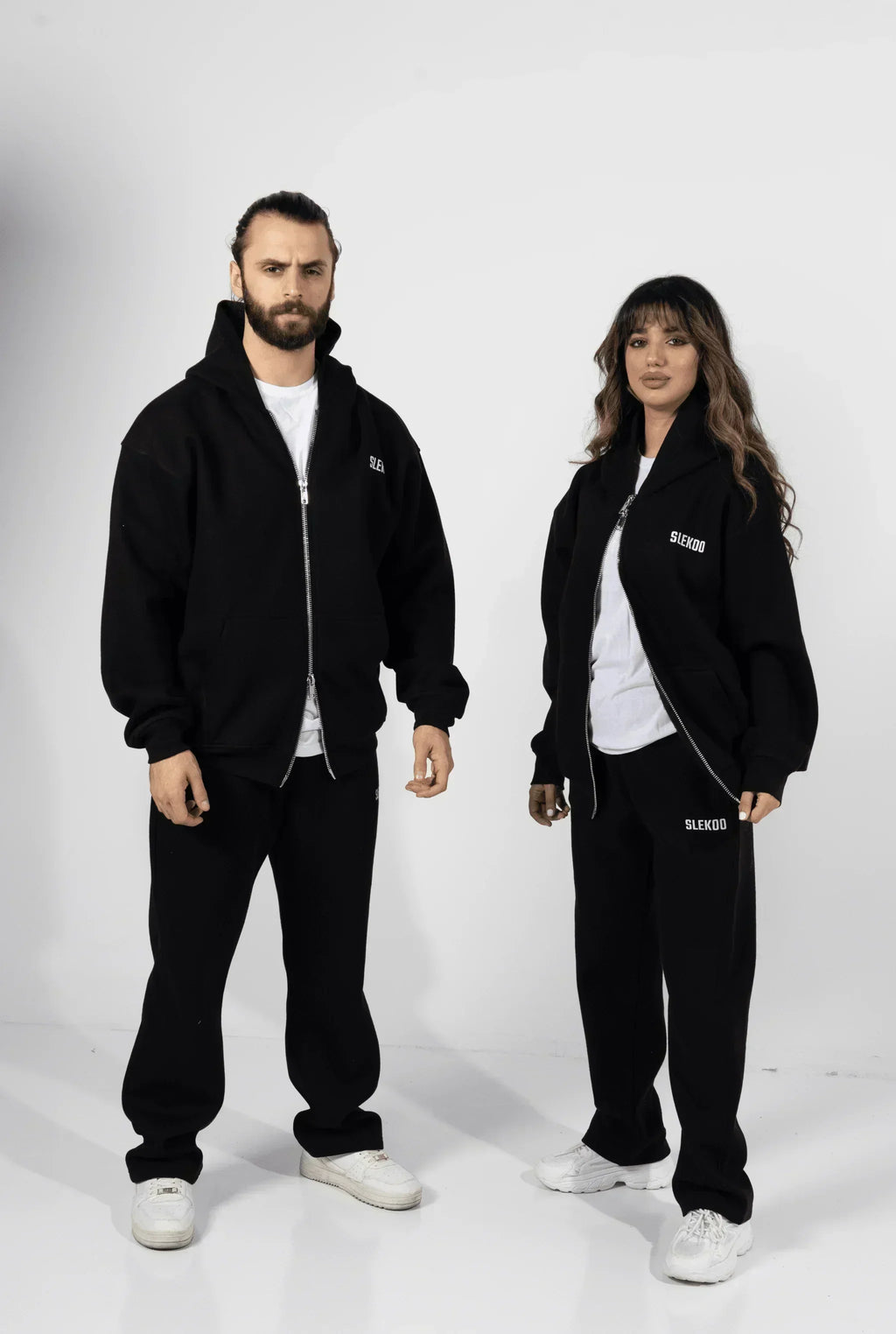 Unisex Signature Oversize Zipper Hoodie