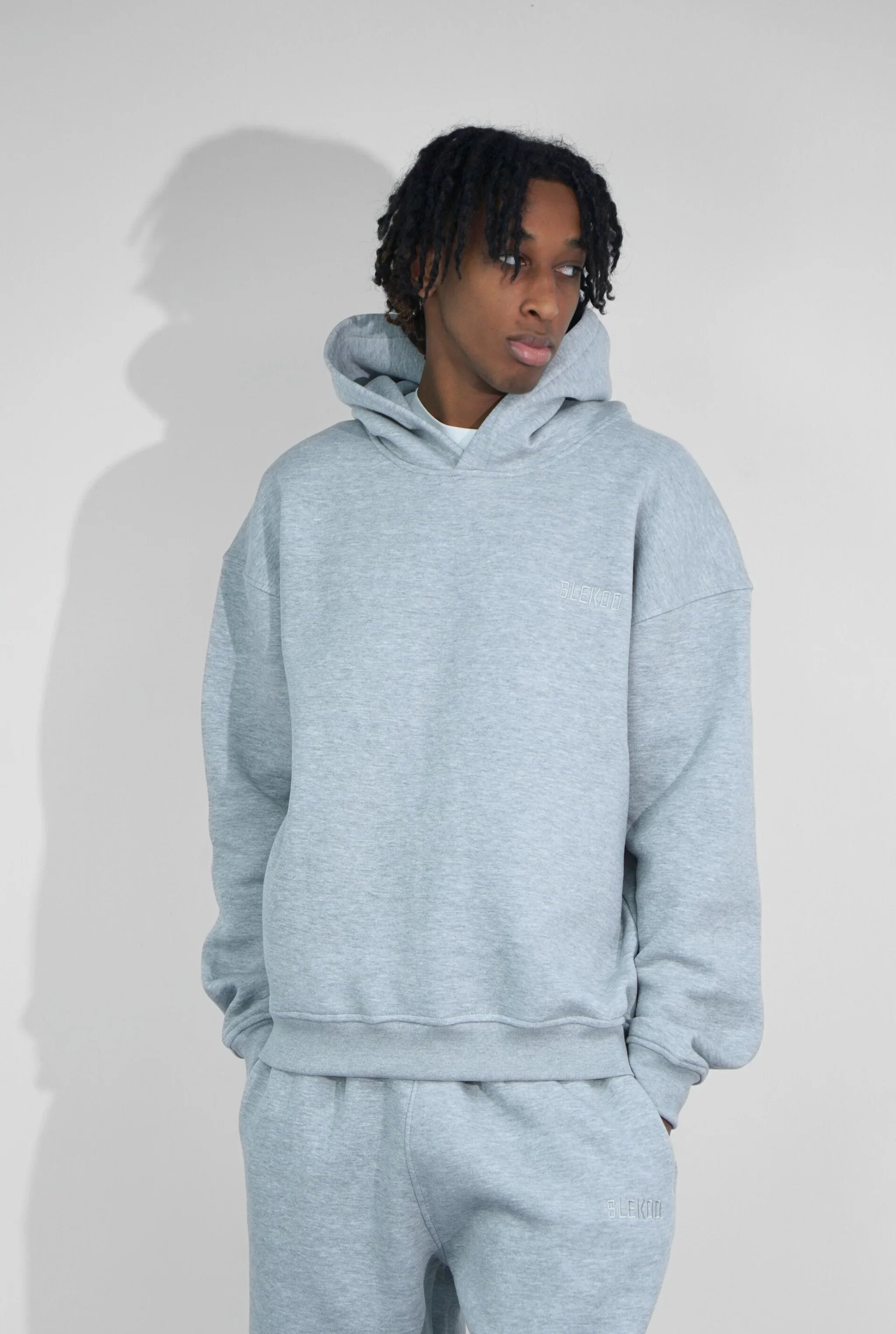 Basic Pocketless Oversize Hoodie V1