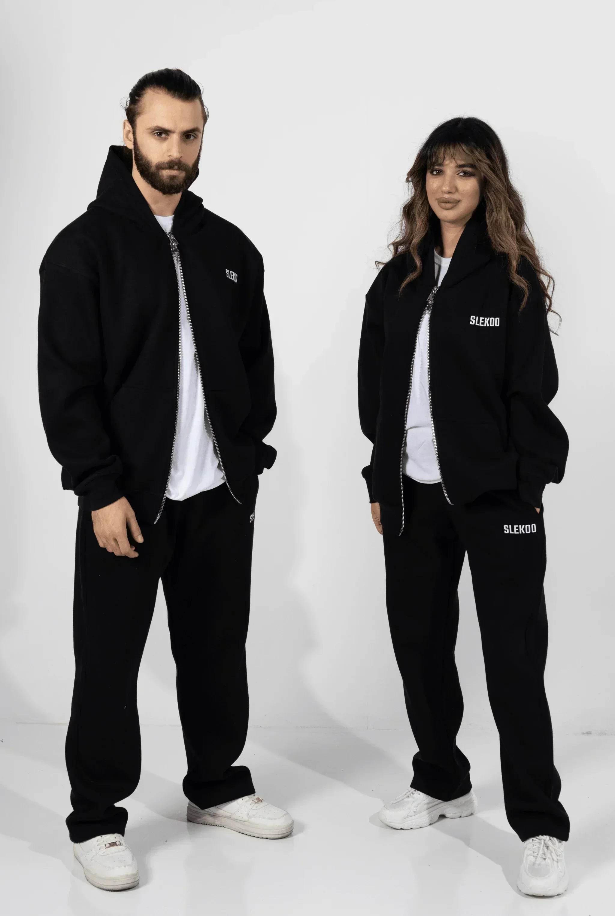 Unisex Signature Oversize Zipper Hoodie