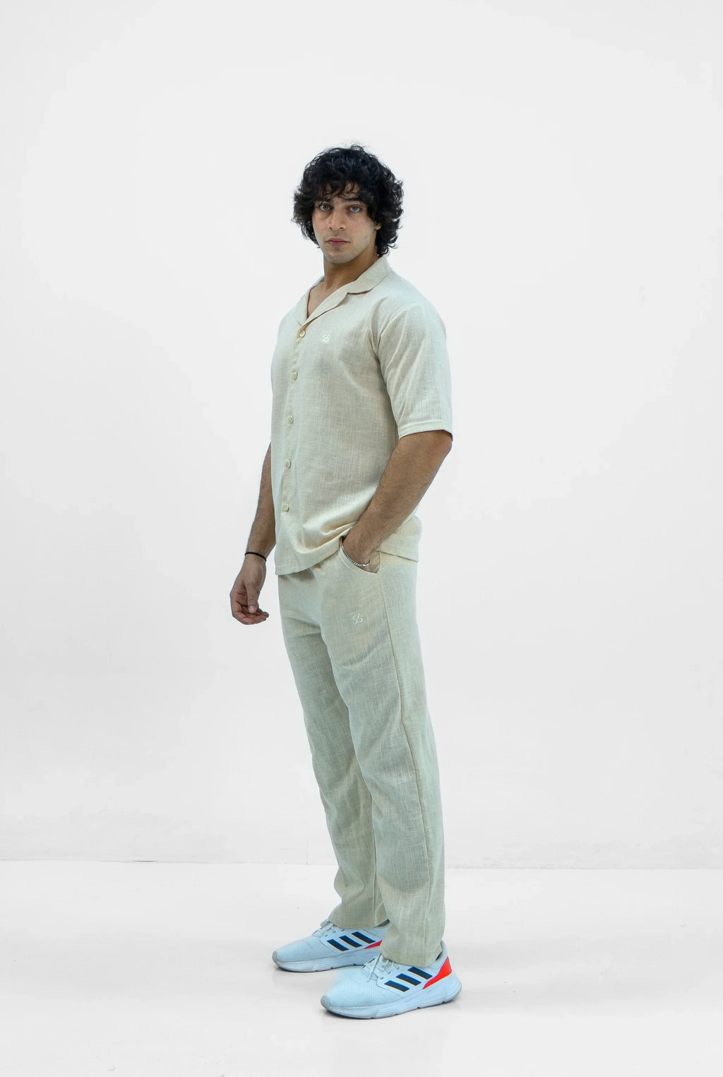 Men S25 Linen Shirt & Pants Set