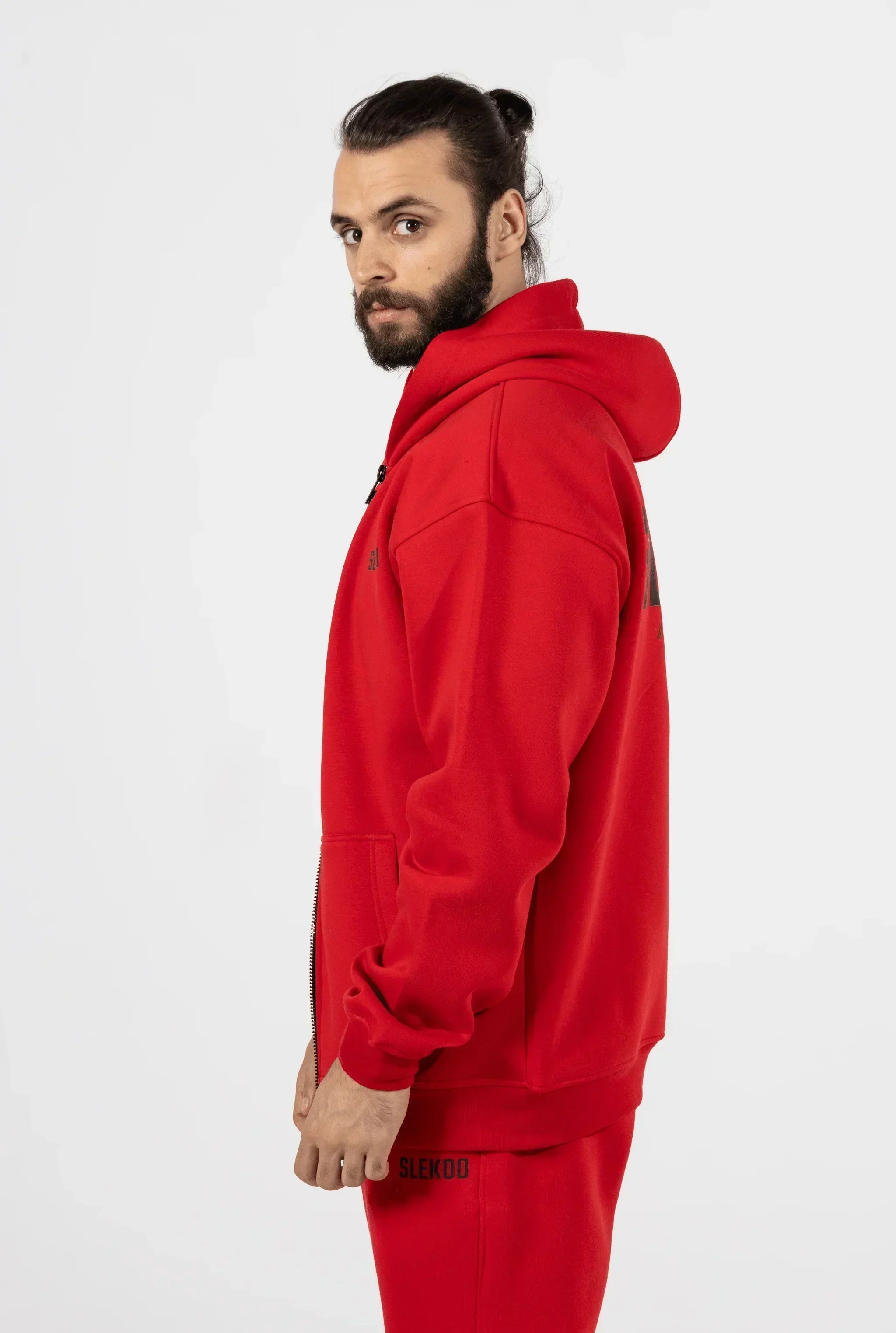 Unisex Signature Oversize Zipper Hoodie