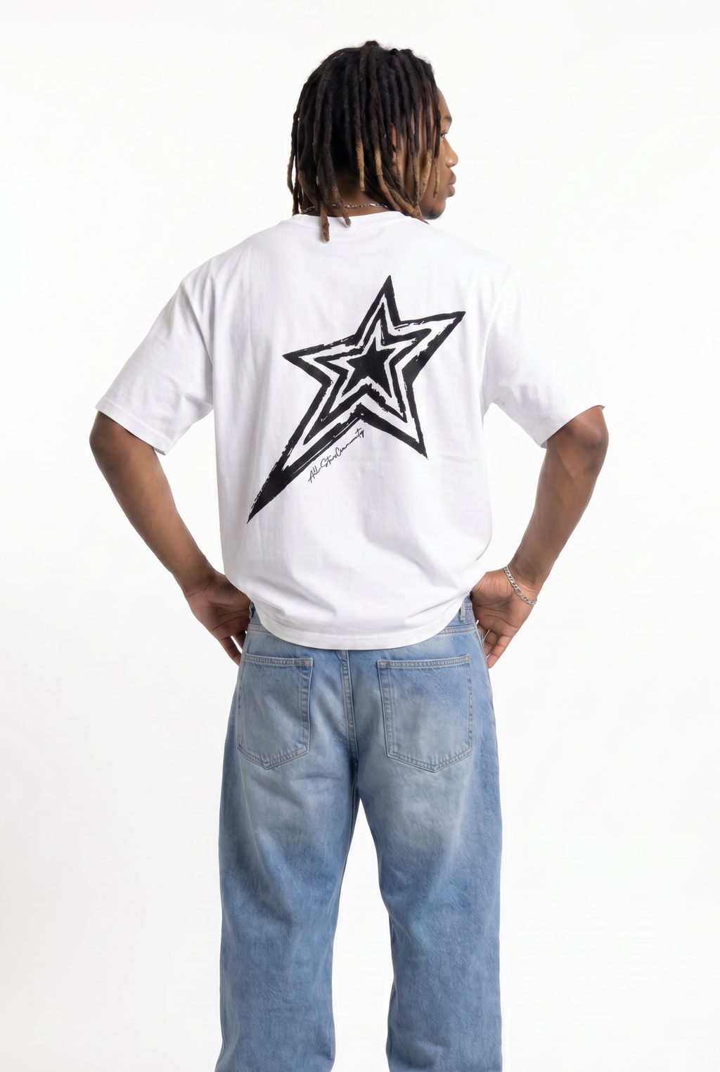 All-Stars White Unisex Oversize T-Shirt