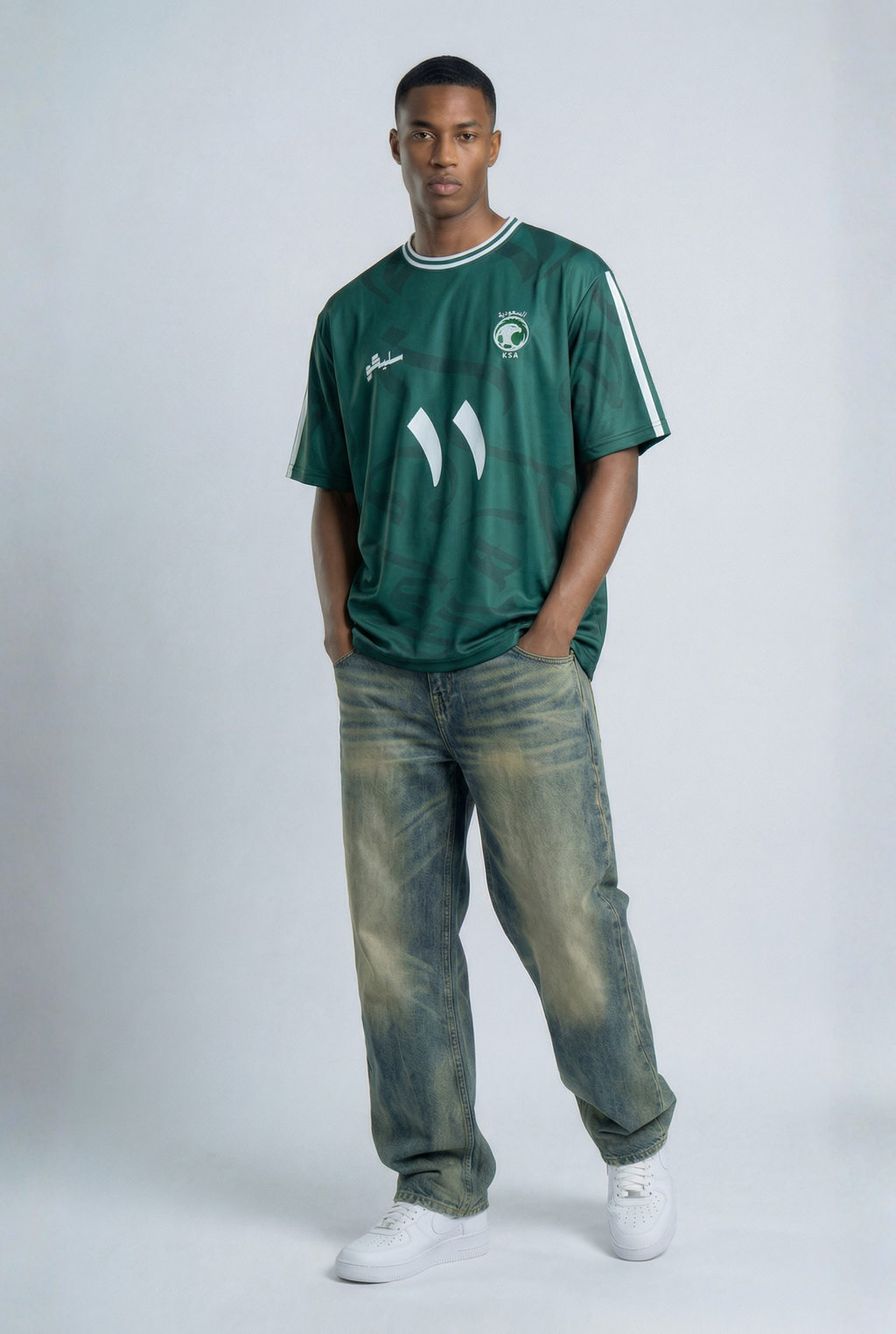 Saudi Inspired Oversize Jersey