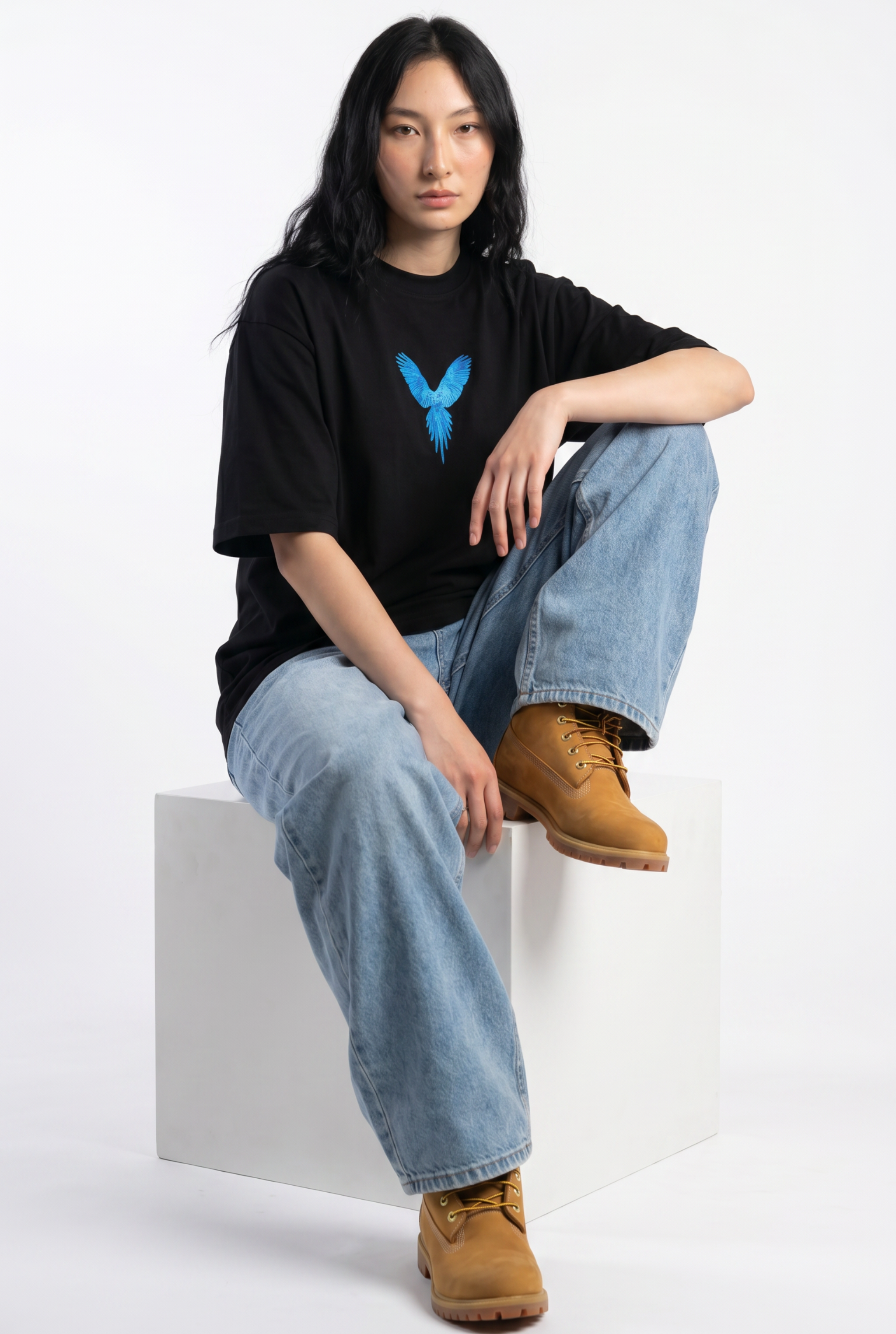 Loyalty Black Unisex Oversize T-Shirt