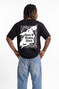 Never Broken Black Unisex Oversize T-Shirt