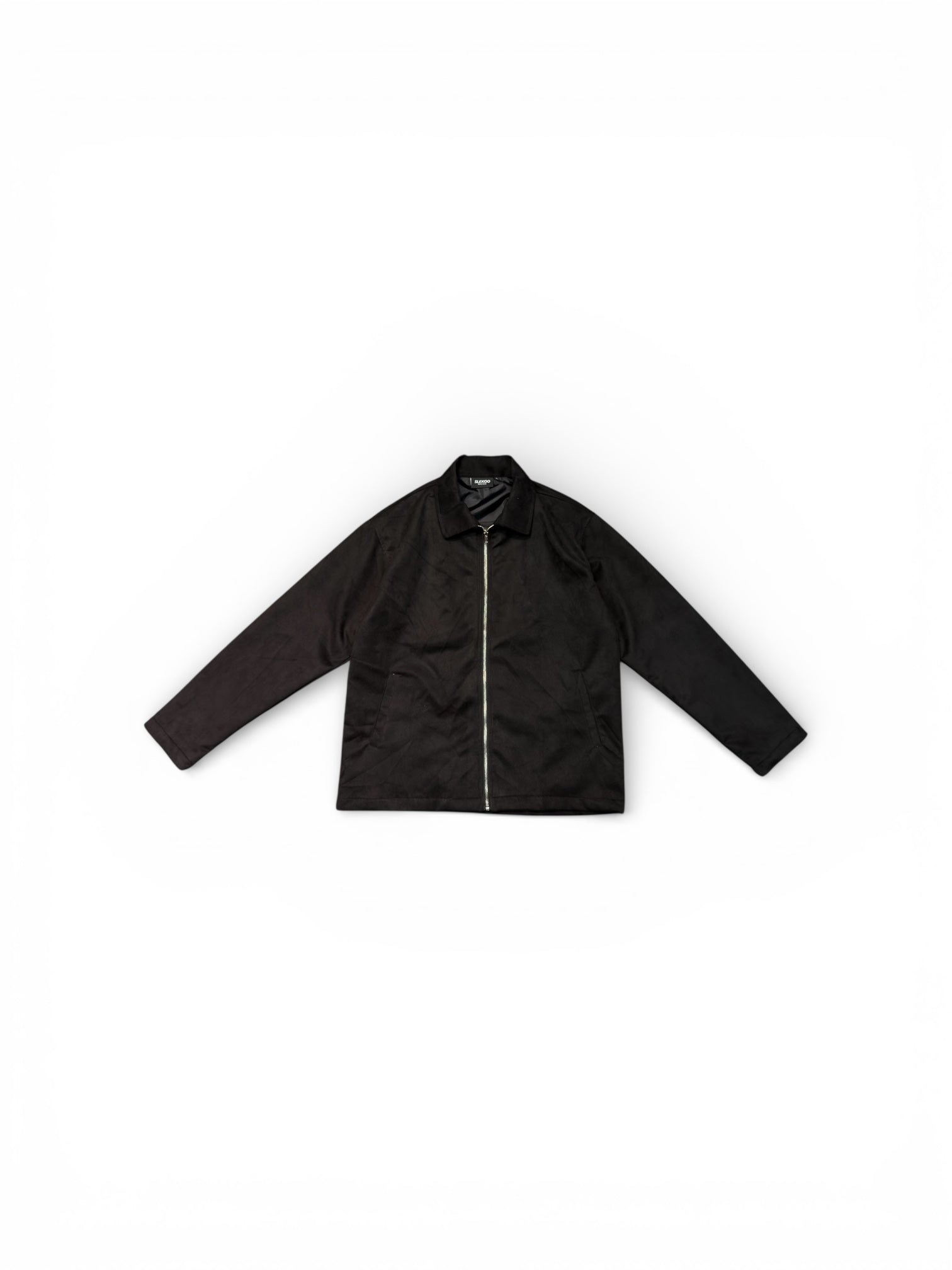 Unisex Basic Suede Leather Relaxed Fit Jacket V1