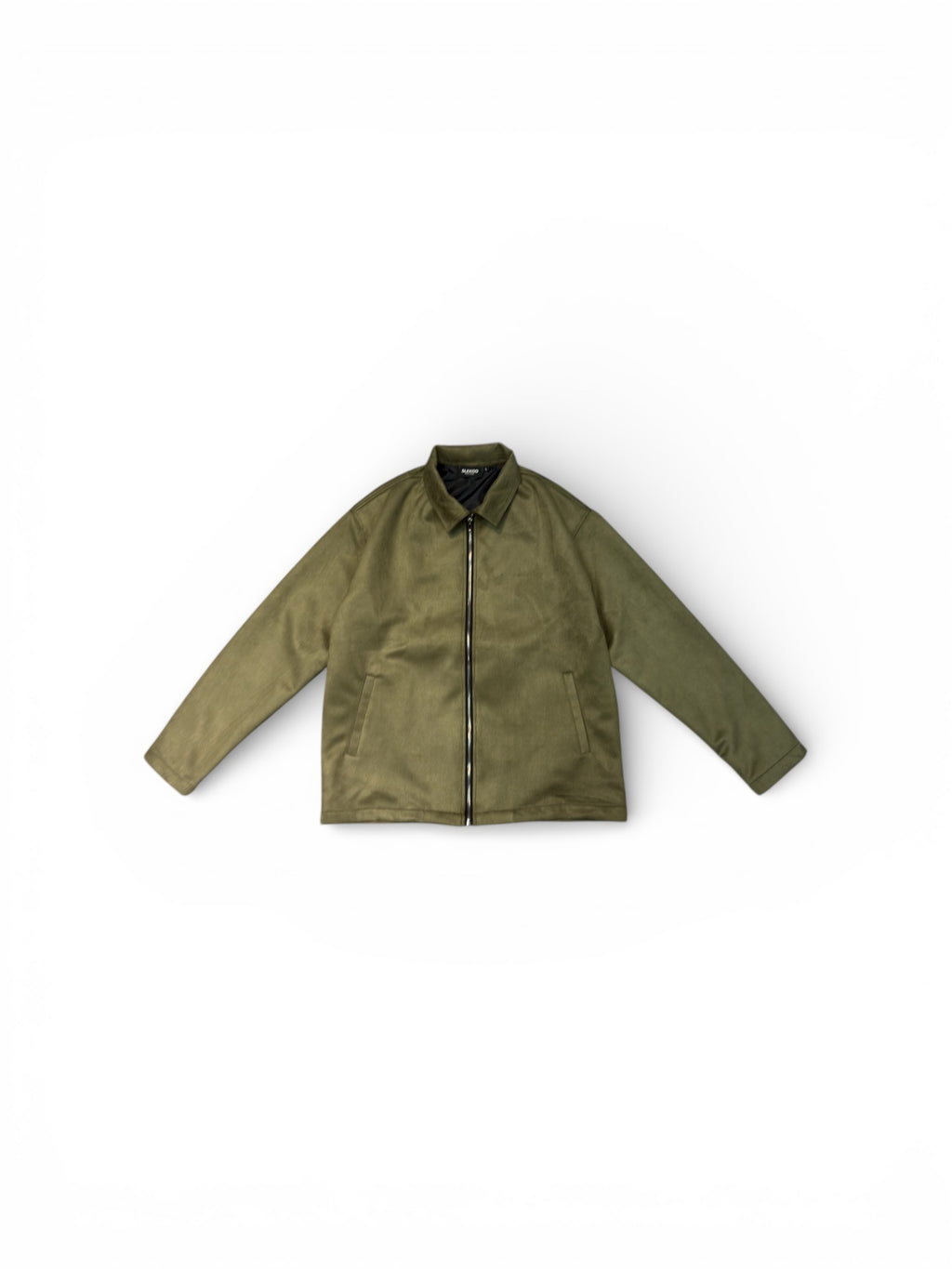 Unisex Basic Suede Leather Relaxed Fit Jacket V1